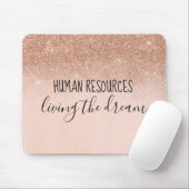 Personal Living the Dream Office Work Spaß Mousepad (Mit Mouse)