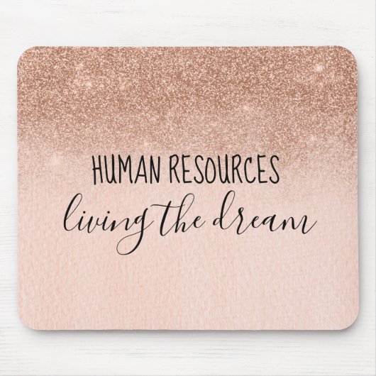 Personal Living the Dream Office Work Spaß Mousepad (Vorne)