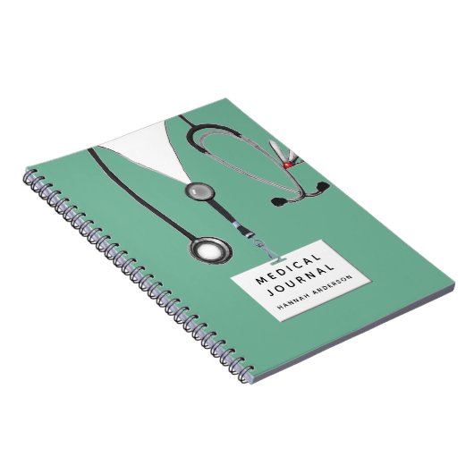 Personal Medical Journal Notizblock (Rechte Seite)