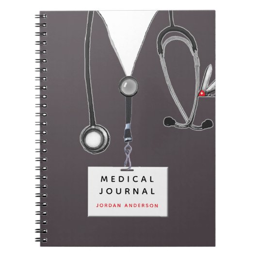 Personal Medical Journal Notizblock (Vorderseite)