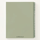 Personal Name Baby Journal | Notizblock (Rückseite)