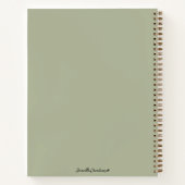 Personal Name Baby Journal | Notizblock (Rückseite)