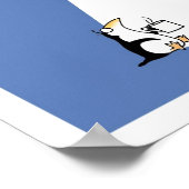 PERSONAL PENGUIN Hot Chocolate Poster von Boynton (Ecke)