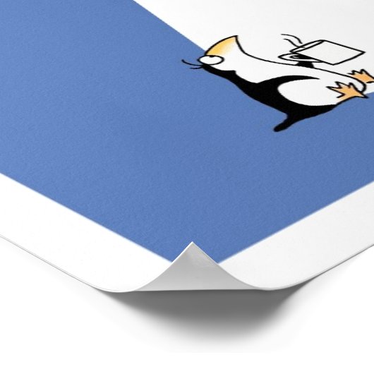 PERSONAL PENGUIN Hot Chocolate Poster von Boynton (Ecke)