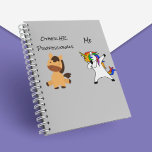 Personal Personalabteilung Einhorn Pferdeschwür Notizblock<br><div class="desc">This design was created though digital art. It may be personalized in the area provide or customizing by choosing the click to customize further option and changing the name, initials or words. You may also change the text color and style or delete the text for an image only design. Kontakt...</div>
