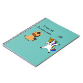 Personal Personalabteilung Einhorn Pferdeschwür Notizblock (Linke Seite)