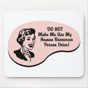 Personal-Personen-Stimme Mousepad