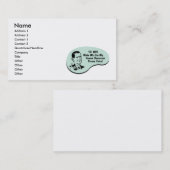 Personal-Personen-Stimme Visitenkarte (Vorne/Hinten)