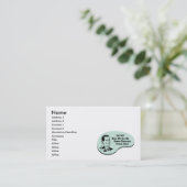 Personal-Personen-Stimme Visitenkarte (Stehend Vorderseite)