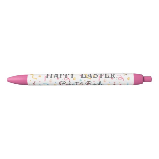 Personal | Pink Happy Oaster Black Ink Kugelschreiber (Vorderseite)