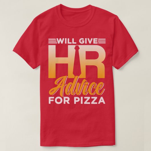Personal Pizza Manager Personalreferent T-Shirt (Design vorne)