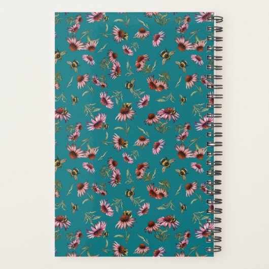 Personal Planner Pollinators Teal Blue Planer (Rückseite)