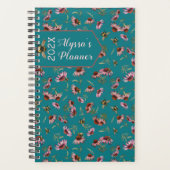 Personal Planner Pollinators Teal Blue Planer (Vorderseite)