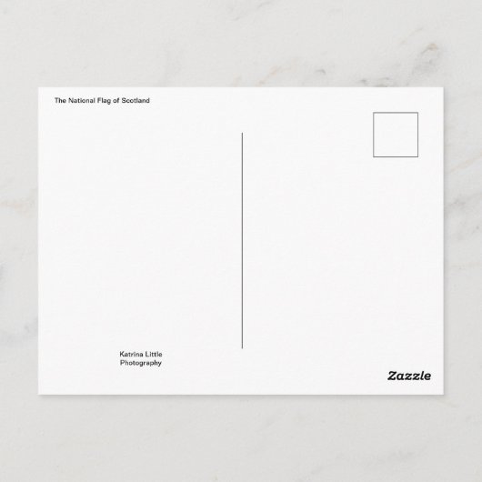 Personal Postcards Postkarte (Rückseite)