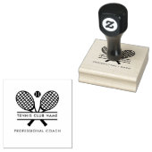 Personal Rasen Tennis Sportteam Coach Custom Gummistempel (Stempel)