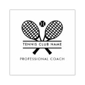 Personal Rasen Tennis Sportteam Coach Custom Gummistempel (Prägung)