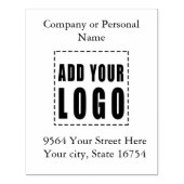 Personal-Rücksendeadresse für Basic Office-Unterne Gummistempel (Prägung)