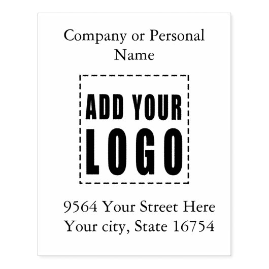 Personal-Rücksendeadresse für Basic Office-Unterne Gummistempel (Prägung)