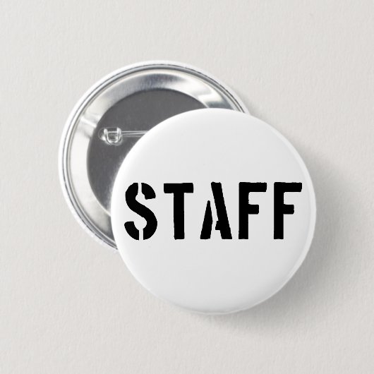 Personal Schwarzweiss Button (Vorne & Hinten)
