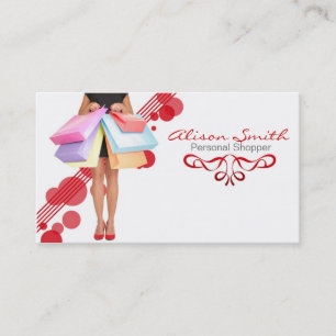 Personal Shopper business card Visitenkarte