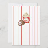 Personal Slumdunk Oh Boy Baseball Babydusche Einladung (Rückseite)