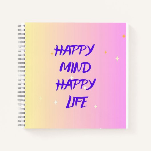 Personal Spiral Notebook – Motivational Notizblock (Vorderseite)