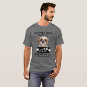 Personal Stalker Dog - Shih Tzu Ich werde Ihnen fo T-Shirt (Vorne ganz)