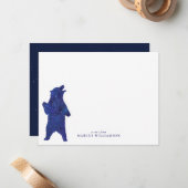 Personal Stationery Mitteilungskarte (Vorderseite/Rückseite Beispiel)