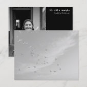 Personal Stationery: Rainbow Heart Einladung (Vorne/Hinten)