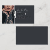 Personal Tattoo Artist Business Card Visitenkarte (Vorne/Hinten)