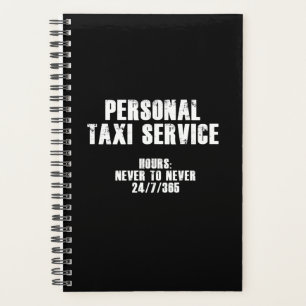 Personal Taxi Service (weiß) Planer