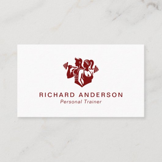 Personal Trainer Appointment Card | Next Session  Terminkarte (Vorderseite)