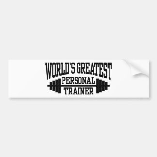 Personal Trainer Autoaufkleber