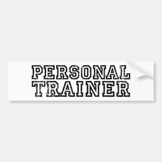 Personal Trainer Autoaufkleber (Vorne)