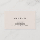 Personal Trainer Berufliche Fitness Gym Visitenkarte (Rückseite)