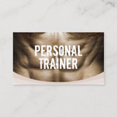 Personal Trainer Berufliche Fitness Gym Visitenkarte (Vorderseite)