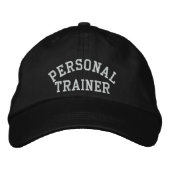 Personal Trainer Bestickte Baseballkappe (Vorderseite)