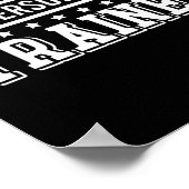 Personal Trainer Bodybuilding Fitness Instructor W Poster (Ecke)