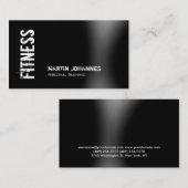 Personal Trainer Business Card für moderne Fitness Visitenkarte (Vorne/Hinten)