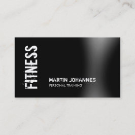 Personal Trainer Business Card für moderne Fitness Visitenkarte