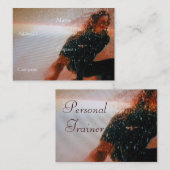 Personal Trainer Business Card - Individuell anpas Visitenkarte (Vorne/Hinten)