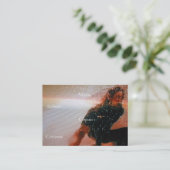 Personal Trainer Business Card - Individuell anpas Visitenkarte (Stehend Vorderseite)