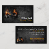 Personal Trainer Business card Visitenkarte (Vorne/Hinten)