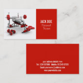 Personal Trainer Business Card Visitenkarte (Vorne/Hinten)