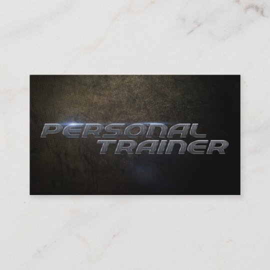 Personal Trainer Business Card Visitenkarte Zazzle De