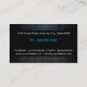 Personal Trainer Business card Visitenkarte (Rückseite)