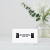 Personal Trainer Business Card Visitenkarte (Stehend Vorderseite)