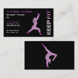 Personal Trainer Business Card Visitenkarte