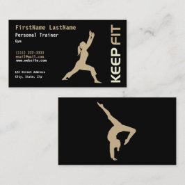 Personal Trainer Business Card Visitenkarte
