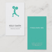 Personal Trainer Business Card Visitenkarte (Vorne/Hinten)